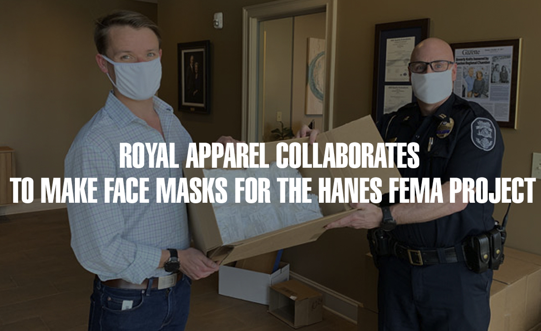Royal Apparel Collaboration to Make Masks