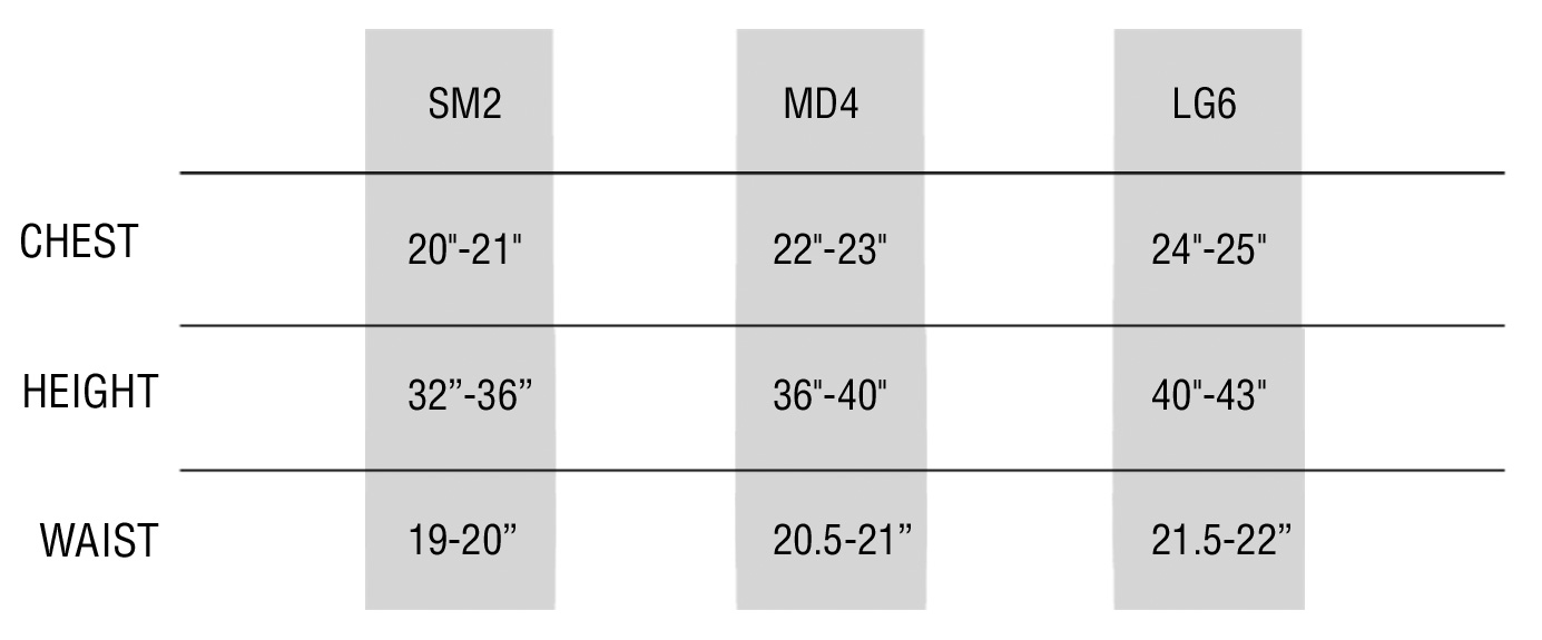 Apparel Size Chart @ Royal Apparel, USA Made & Eco-Apparel Wholesale