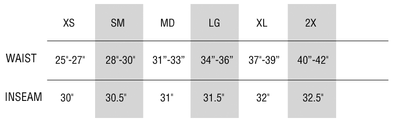 Apparel Size Chart @ Royal Apparel, USA Made & Eco-Apparel Wholesale