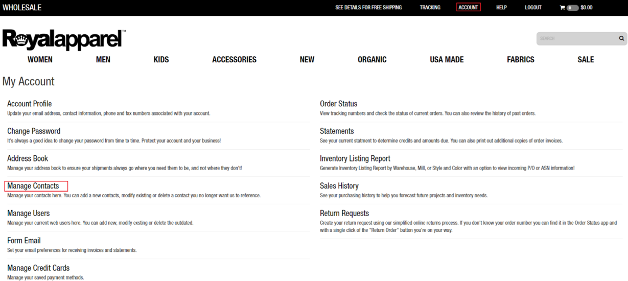 Update Web User