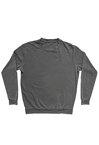Unisex Vintage Pigment Dyed Fleece Crew Sweatshirt