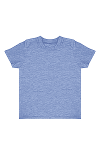 Toddler Blend Short Sleeve Coverstitch Neck Tee