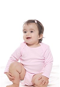 Infant Organic Long Sleeve One Piece