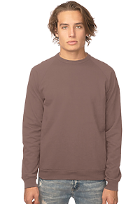 Unisex Organic Raglan Crew Neck Sweatshirt