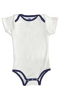 Infant One Piece Contrast Binding