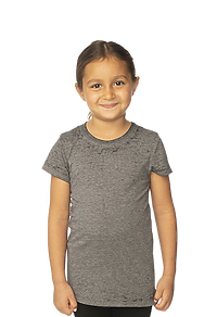Kids Burnout Wash Short Sleeve Girls Tee
