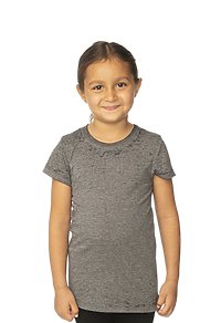 Kids Burnout Wash Short Sleeve Girls Tee