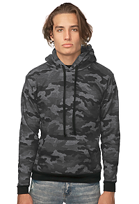 Unisex Triblend Pullover Camo Hoody