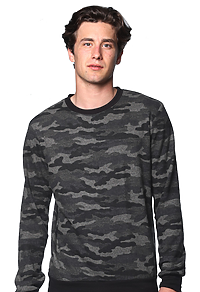 Unisex Triblend Crew Camo Sweatshirt