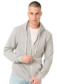 Unisex Fashion Fleece Zip Hoodie