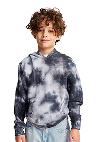 Youth Fleece Cloud Tie Dye Pullover Hoodie