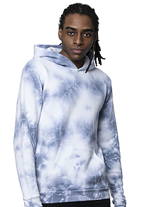 Unisex Cloud Tie Dye Pullover Hoodie