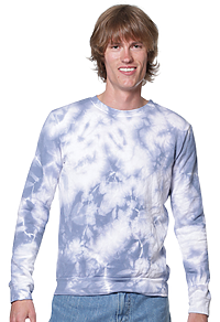 Unisex Cloud Tie Dye Crew Sweatshirt