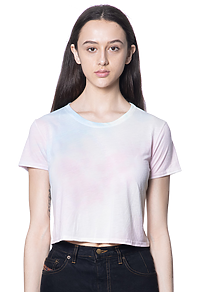 Weekend Watercolor Tie Dye Boxy Crop