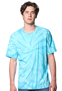 Unisex Organic Spiral Tie Dye Tee