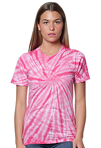 Unisex Organic Spiral Tie Dye Tee