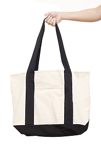 Organic Canvas Large Two Tone Tote