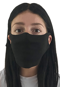 Unisex Ltweight Visc Bamboo Org Jersey Face Mask